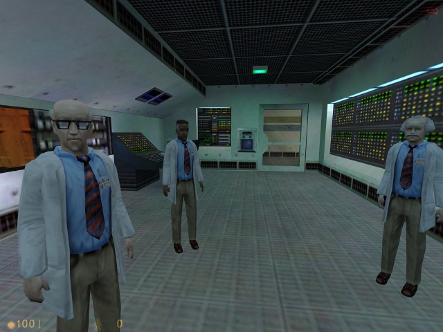 Screenshot from Half-Life 1 / Snímek ze hry Half-Life 1, 1999