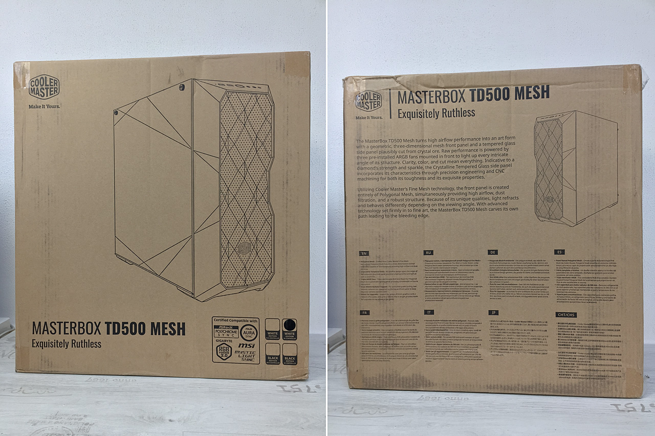 CM MasterBox TD500 Mesh: pěkně vybroušená skříň