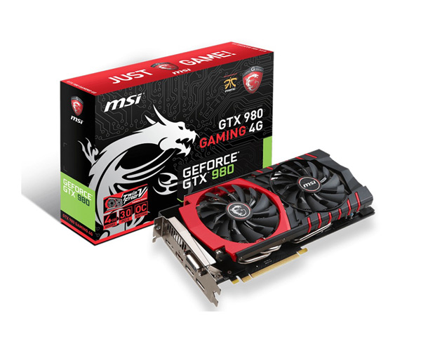 Grafická karta nVidia GeForce MSI GTX 980 GAMING 4G