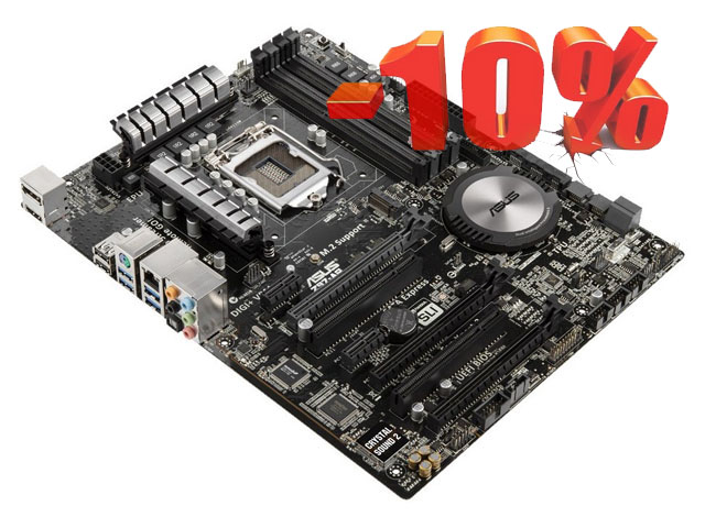 ASUS chystá zlevňovat své základní desky o 5 až 10 %