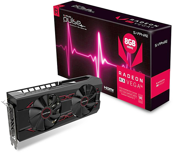 Grafická karta AMD Radeon RX Vega 56 – Sapphire Radeon Pulse RX VEGA 56 8G HBM2