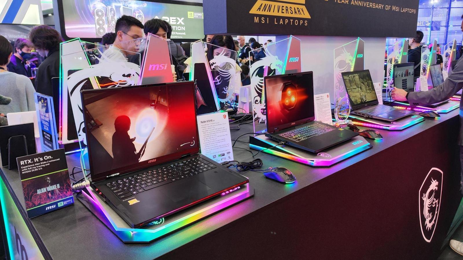 Computex 2024 – MSI notebooky s AI, aktualizovaný Claw a stylové grafiky