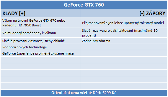 Test nVidie GeForce GTX 760 – nástupce GTX 660 Ti