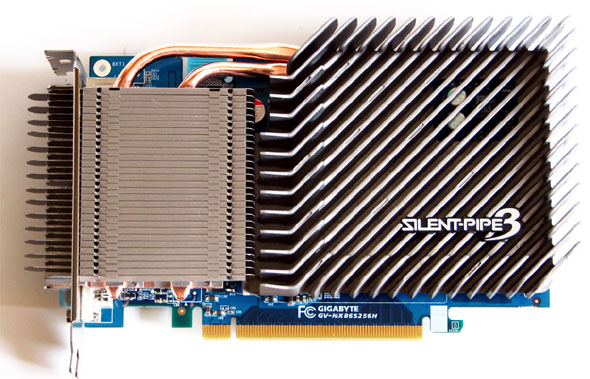 Gigabyte GeForce 8600GTS/GT - pasivní chlazení letí