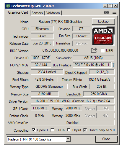 ASUS Strix RX 480 a GTX 1060 ve 24 hrách a testech