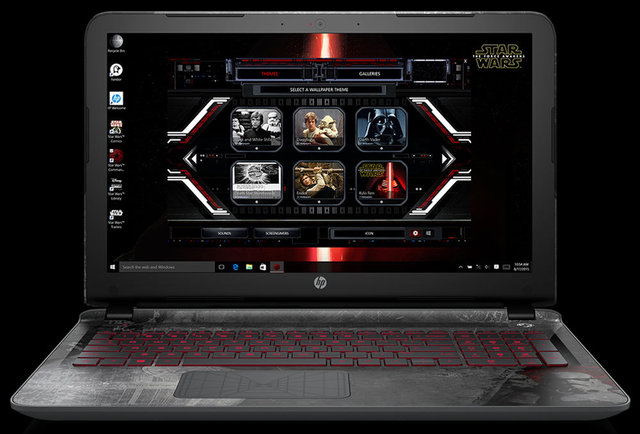 HP Star Wars Special Edition je notebook určený pro fanoušky Hvězdných válek