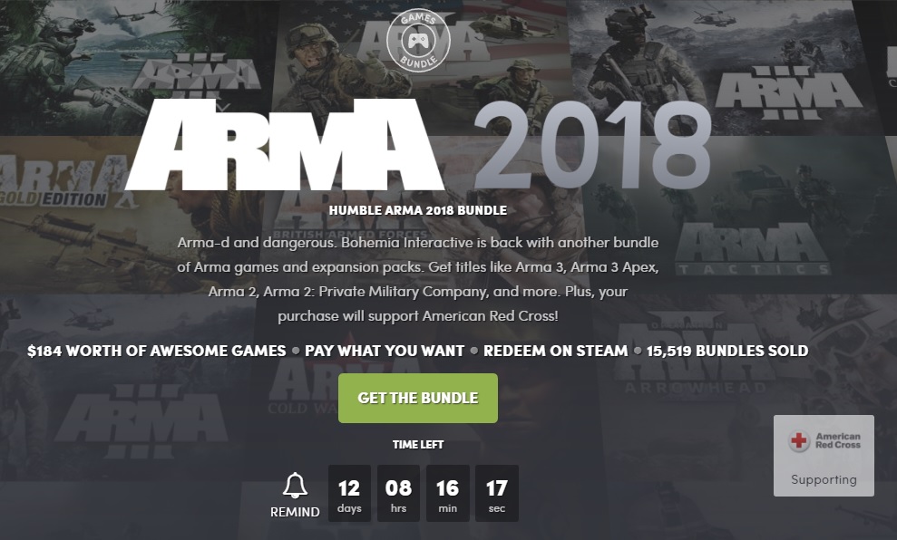 Kompletní série Arma právě teď ve slevě na Humble Bundle