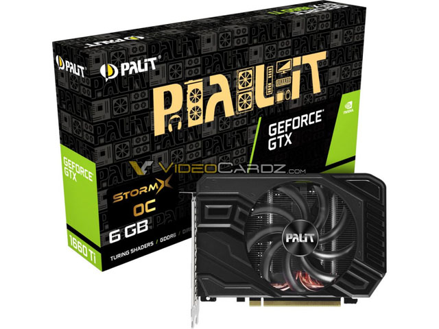 Palit a EVGA odhalily svá vlastní provedení grafiky GeForce GTX 1660 Ti
