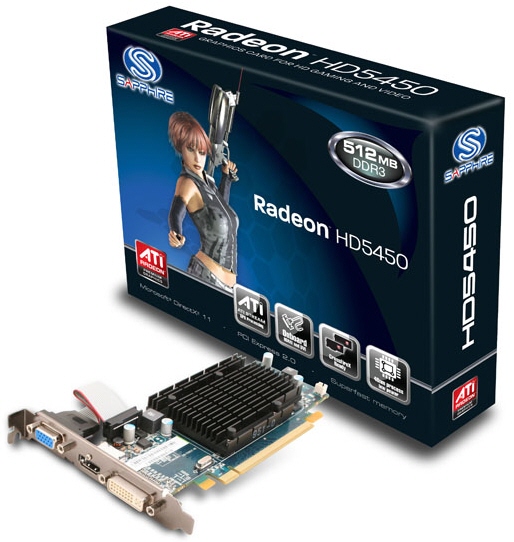 ATI Radeon HD 5450 -  v podání Sapphire