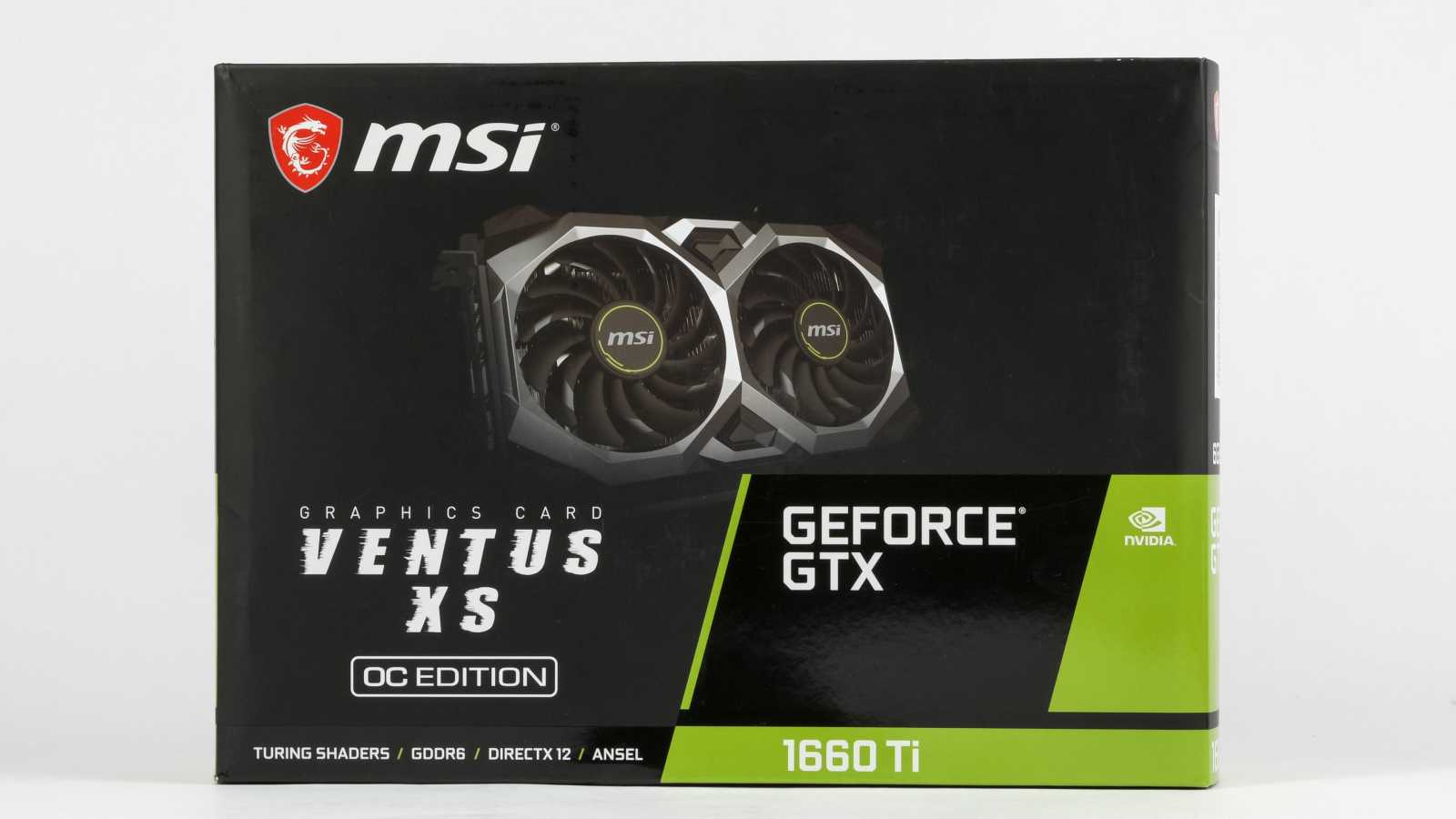 MSI GTX 1660 Ti Ventus XS OC: vysoký výkon za super cenu