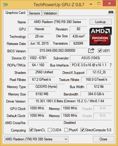 Asus Strix GeForce GTX 980 Ti a Strix R9 390 s DCU III v testu