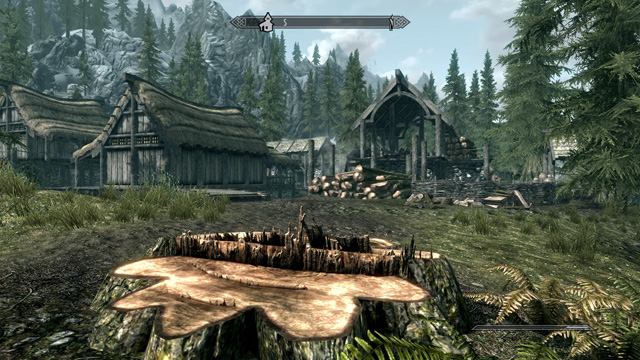  Skyrim po aplikaci všech testovaných grafických módů (po najetí myší se zobrazí původní kvalita hry) Skyrim po aplikaci všech testovaných grafických módů — Plné rozlišení Skyrim v původní kvalitě při nejvyšším nastavení detailů — Plné rozlišení