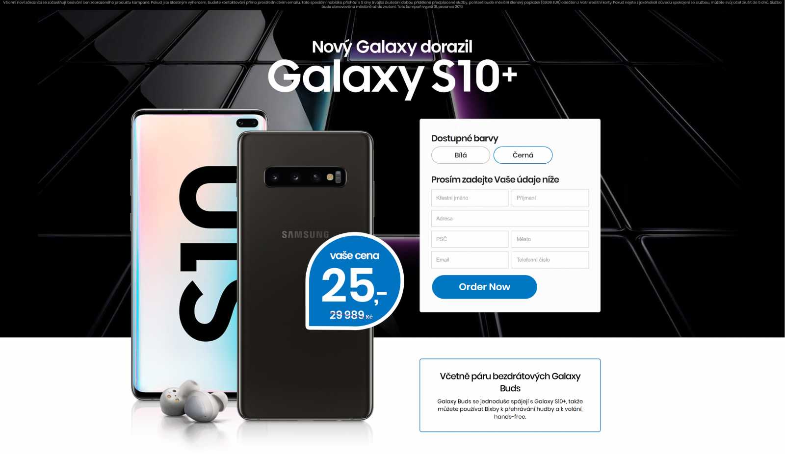 Galaxy S10+ za 25 Kč nebo 1 euro? Samsung varuje před podvodnými nabídkami na internetu