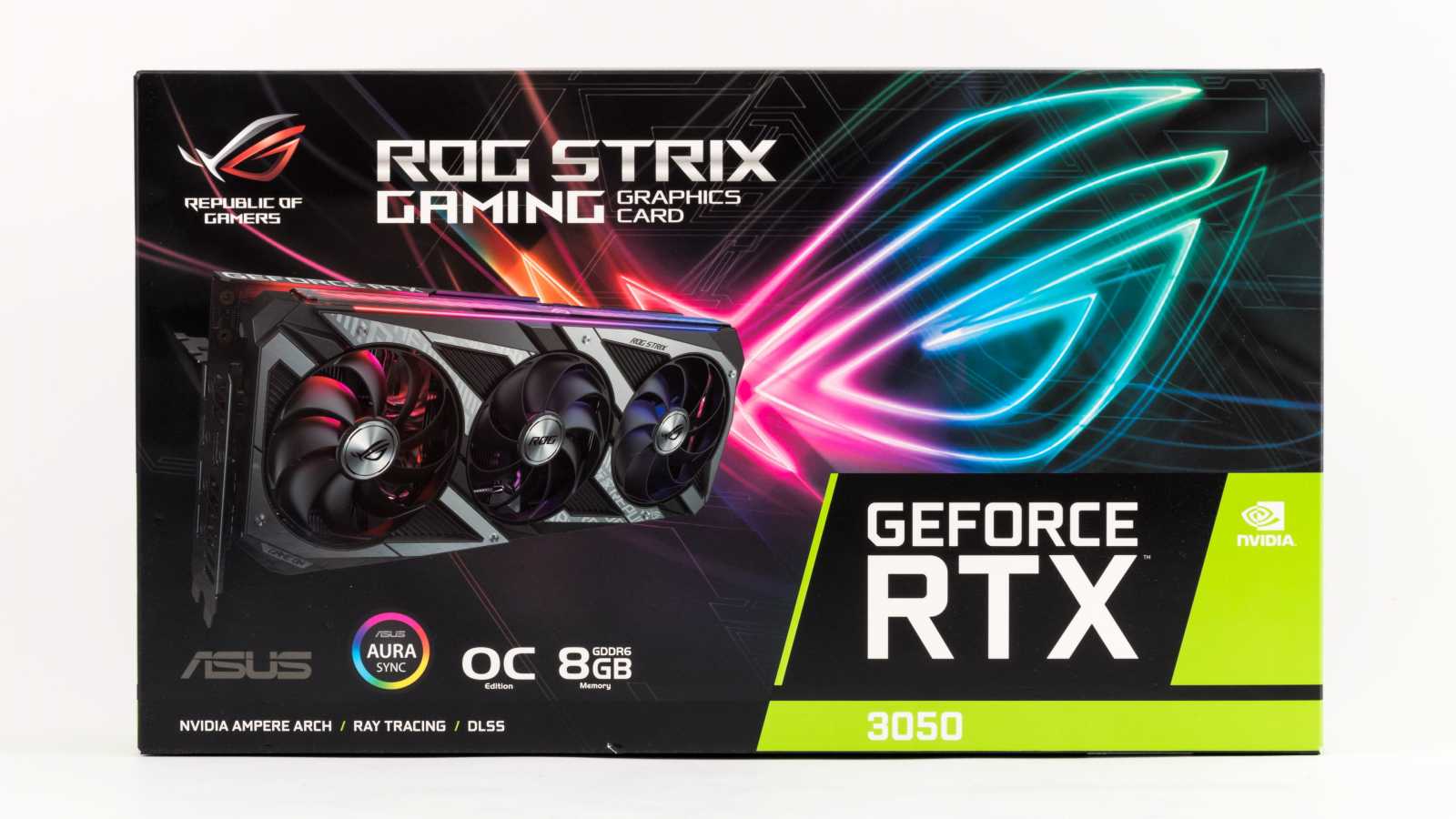 Asus ROG Strix GeForce RTX 3050 OC Edition 8GB: extrémní výbava, extrémní cena