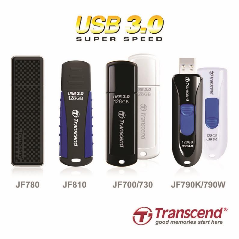 Transcend představuje nové USB 3.0 flash disky s kapacitou až 256 GB