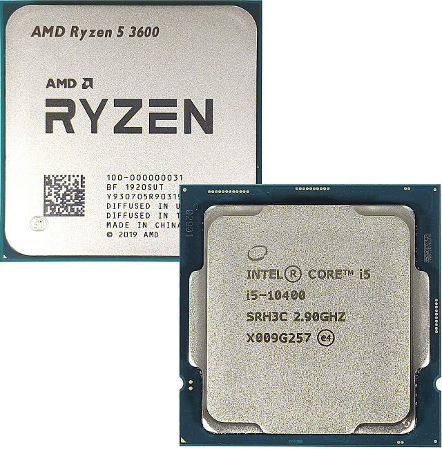 Ryzen 5 5500 i5 10400f