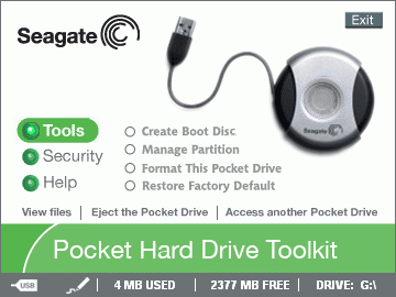 Seagate Pocket Hard Drive - malý ale šikovný (disk)