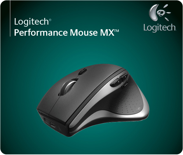 Logitech MX Performance - myš, co jezdí i na skle!