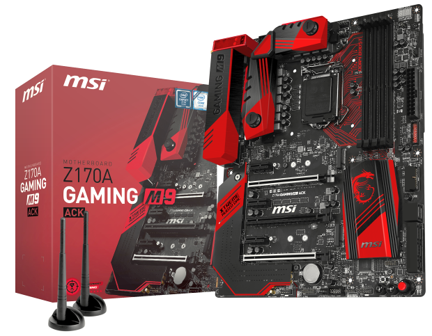 MSI Z170A Gaming M9 ACK: Deska pro nadšence a hráče