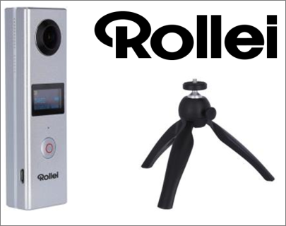 V prodeji je sférická kamera Rollei 360