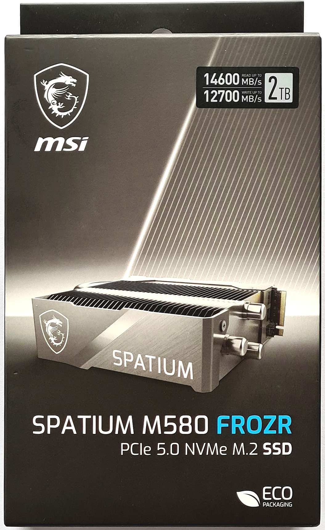 MSI Spatium M580 Frozr: Třetí generace disku NVMe pro PCIe 5.0 