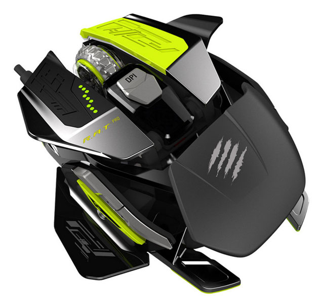 Mad Catz rozšiřuje svoji řadu přizpůsobitelných herních myší o doposud nejdražší model R.A.T. PRO X