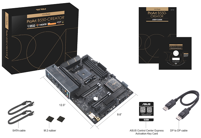 Asus ProArt B550-CREATOR: Luxusně vybavená deska