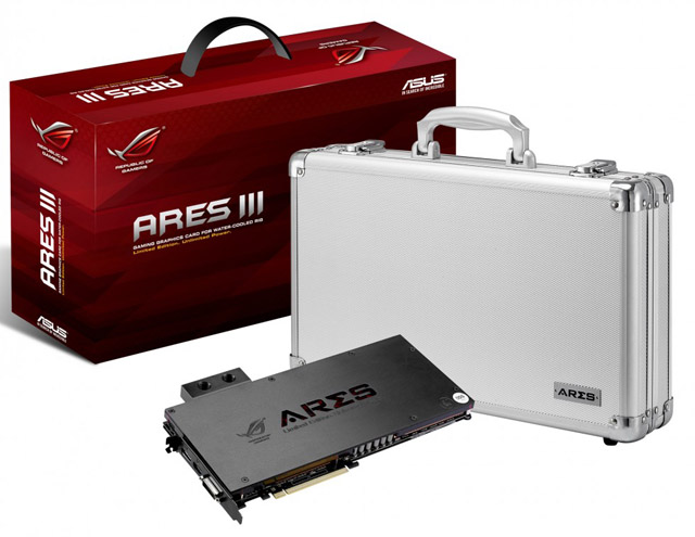 ASUS ROG Ares III: dvoučipové grafické monstrum s blokem vodního chlazení od EK WB