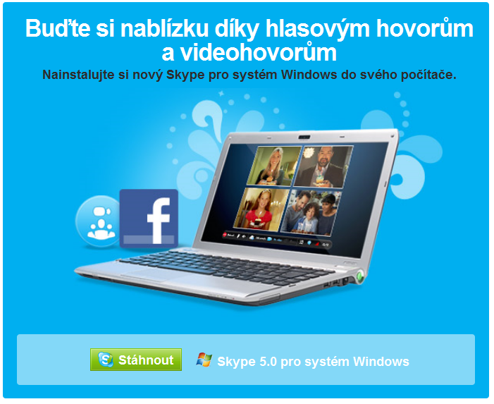 Nový Skype spolupracuje i s Facebookem