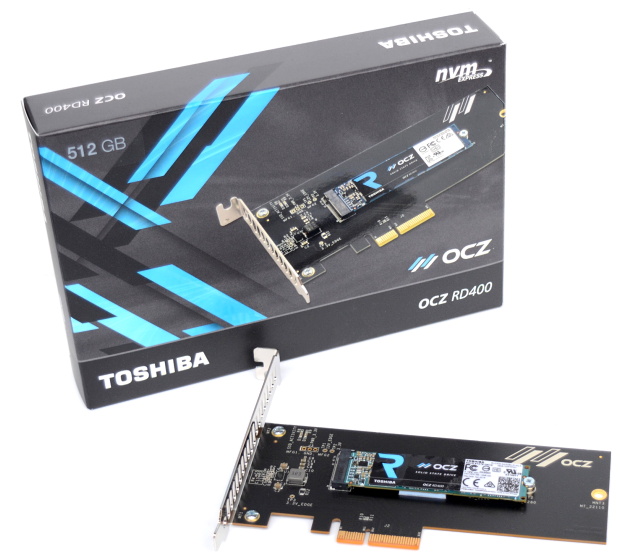 OCZ RD400 512 GB - První M.2 NVMe SSD od Toshiby v testu 