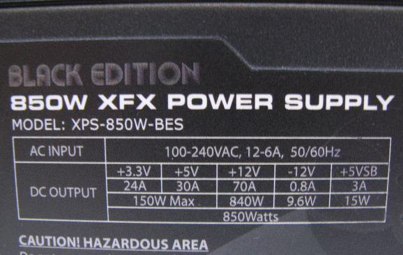 XFX uvádí 850W zdroje