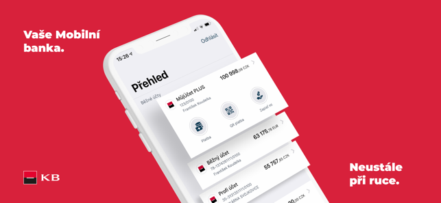 Nová aplikace pro mobilní bankovnictví Komerční banky je dostupná nyní i pro iOS
