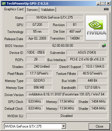 Vylepšené GPU-Z 0.3.6