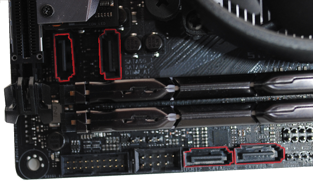 SATA porty na ASUS ROG STRIX X370-I GAMING