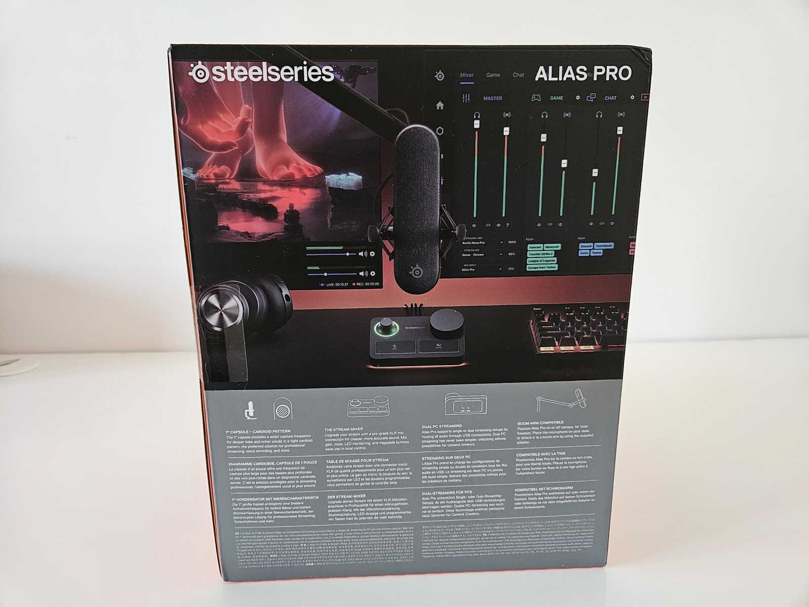 SteelSeries ALIAS PRO – balení