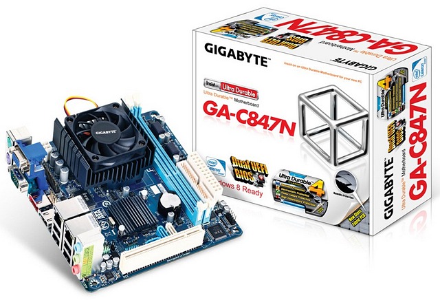 Gigabyte připravuje Mini-ITX základní desky GA-C807N a GA-C847N