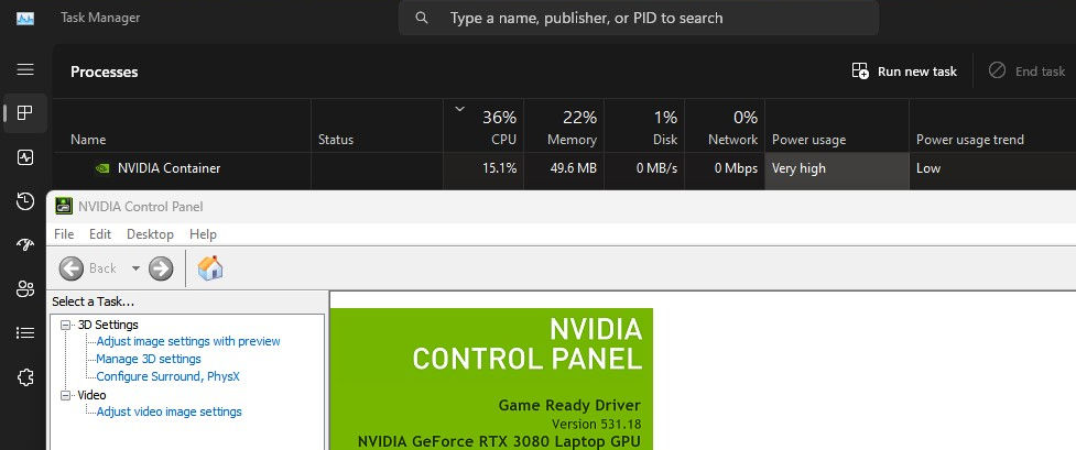 Chyba v posledních ovladačích NVIDIA zbytečně vytěžuje procesor