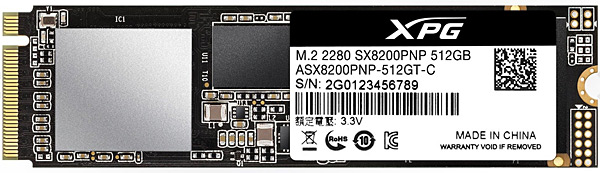 SSD disk ADATA XPG SX8200 PRO, M.2