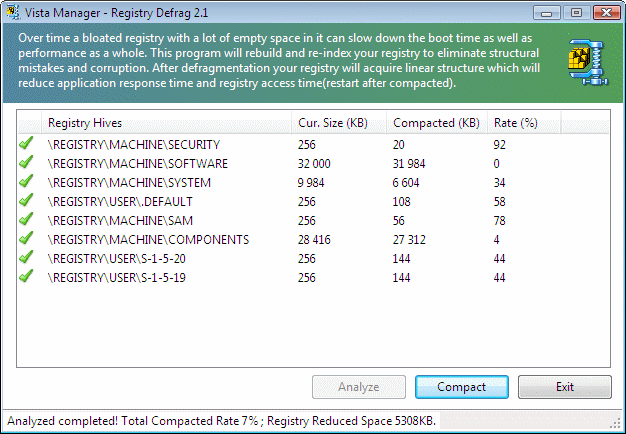 Vista Manager - mocný správce Windows