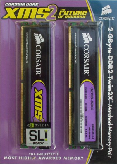 Bleskovka : 2x 1GB DDR2 - Corsair + G.Skill v testu