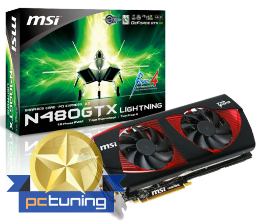 MSI GeForce GTX 480 Lightning – luxusně vymazlená Fermi