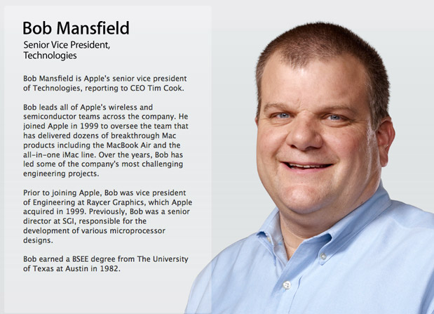 Bob Mansfield skončil ve vedení Apple