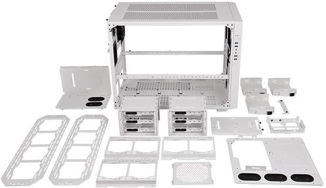 Thermaltake představil sněhově bílou edici PC skříně Core X9