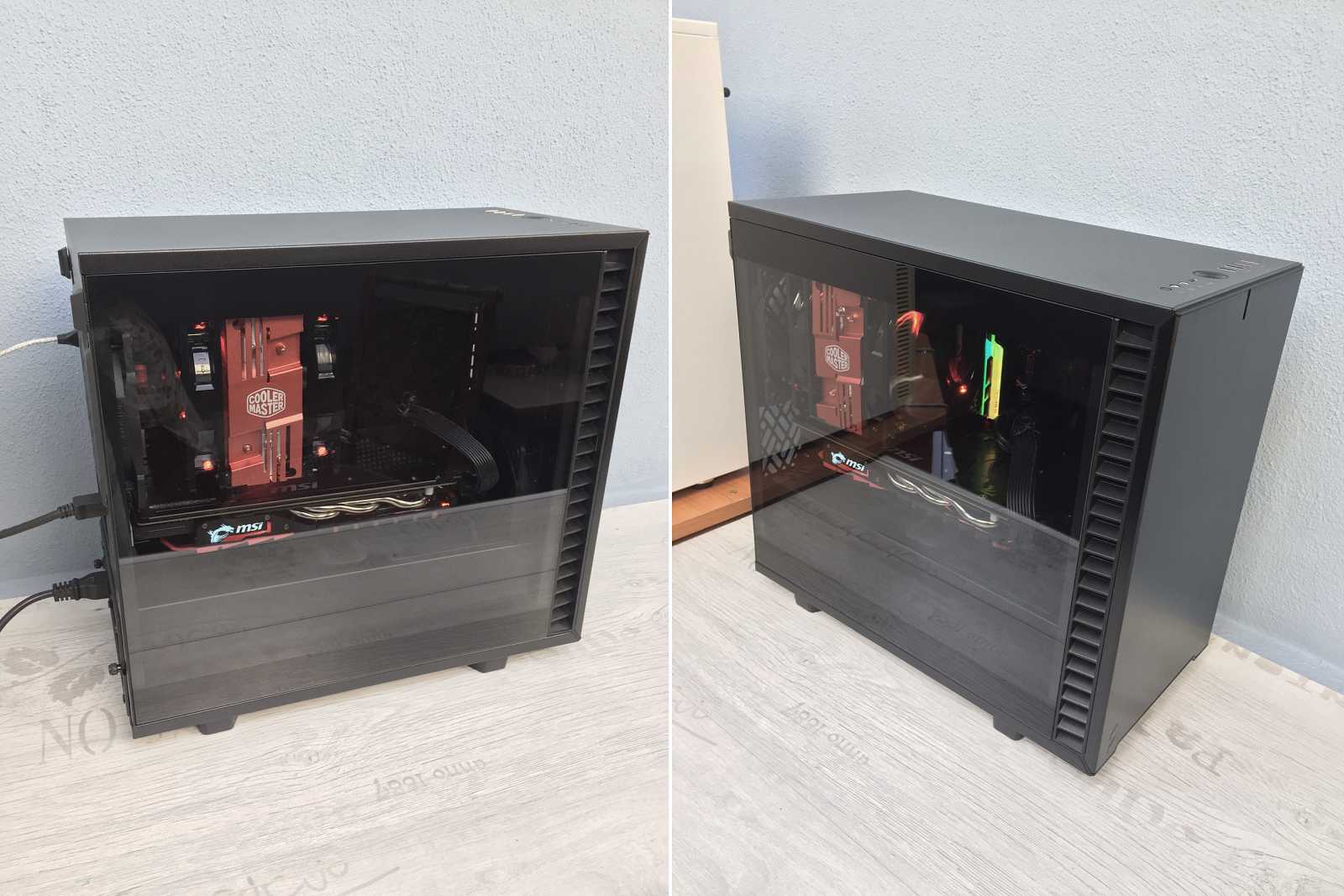 Test skříní Fractal Design Meshify 2 Mini a Define 7 Nano