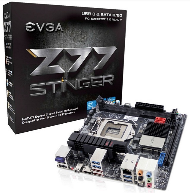 EVGA Z77 Stinger – Mini-ITX základní deska jde do prodeje