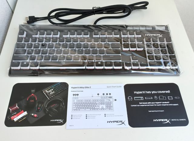 HyperX Alloy Elite 2 – červené spínače a oslnivé podsvícení 