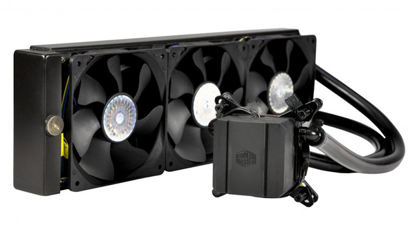 CES 2014: První pohled na vodní AiO CPU chladič Cooler Master Glacer 360L