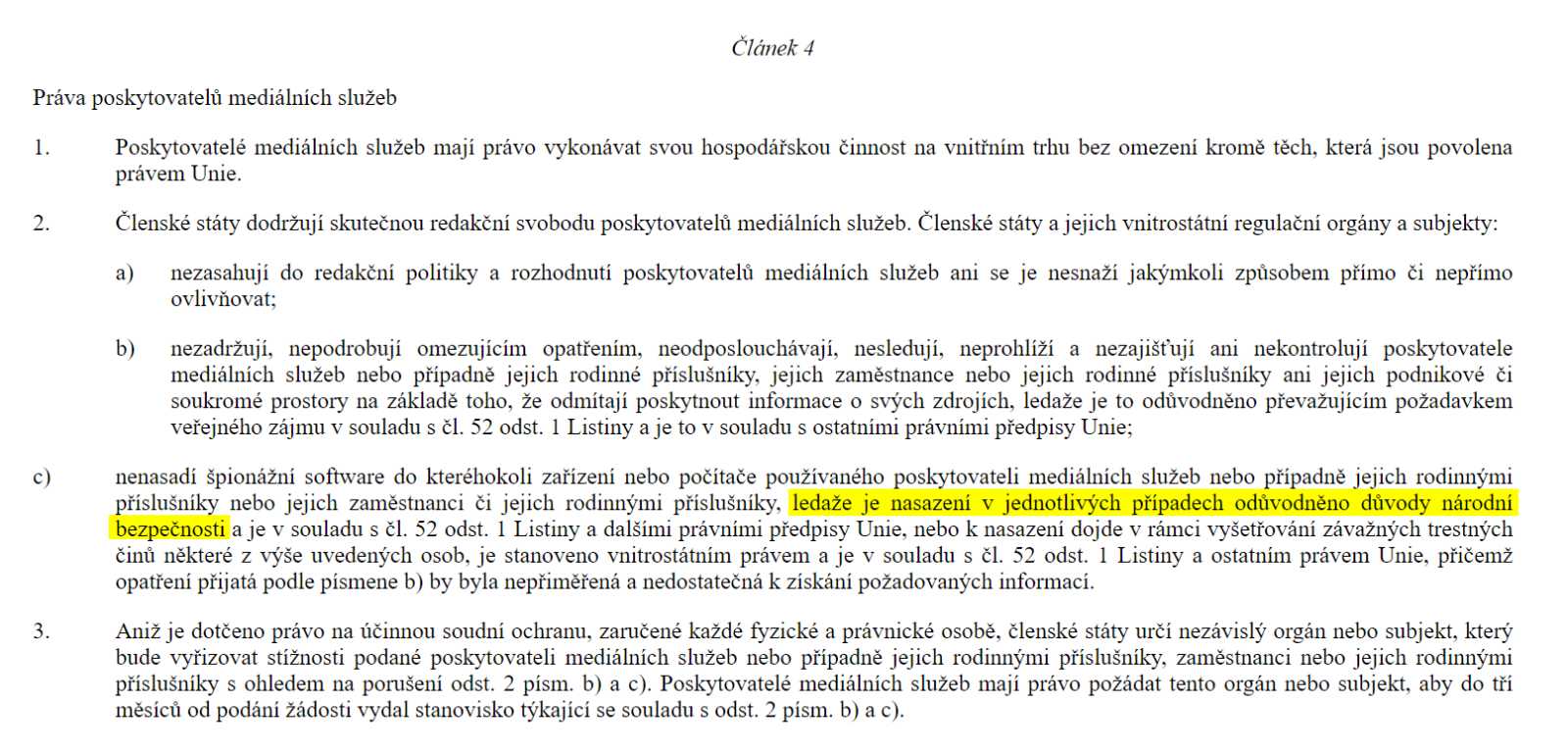 EFJ a mediální odborníci odsuzují nejnovější návrh Evropského aktu o svobodě médií 