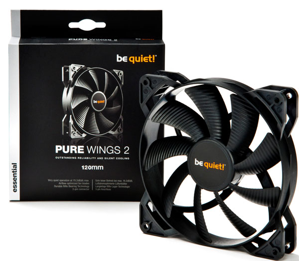 Be Quiet! Pure Wings 2 - ventilátory s vysokým výkonem a nízkou cenou