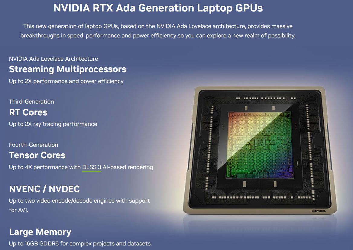 Nvidia vydala nové entry-level grafiky generace Ada Lovelace pro profesionály na cestách